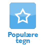Populære tegn